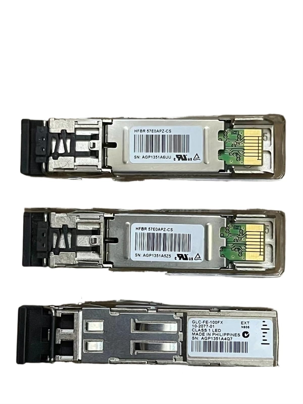 Transceiver Switch SFP da 100 Mbps ClSCO GLC-FE-100FX 10-2077-01 HFBR 57E0APZ-CS Modulo in Fibra Ottica da 100 MB