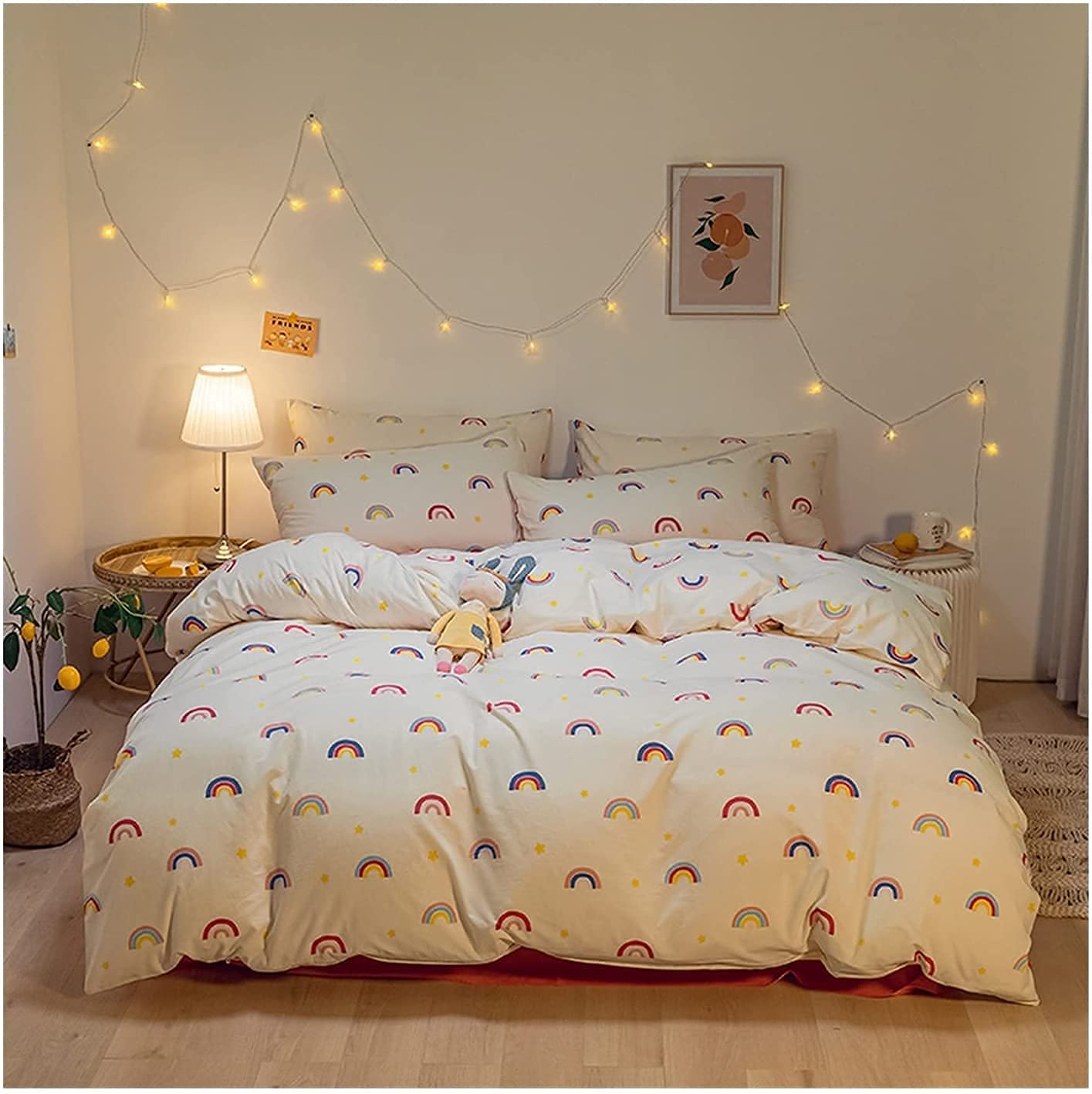 Amazon｜コンフォートクイーン寝具セットキルト/羽毛布団カバーセット