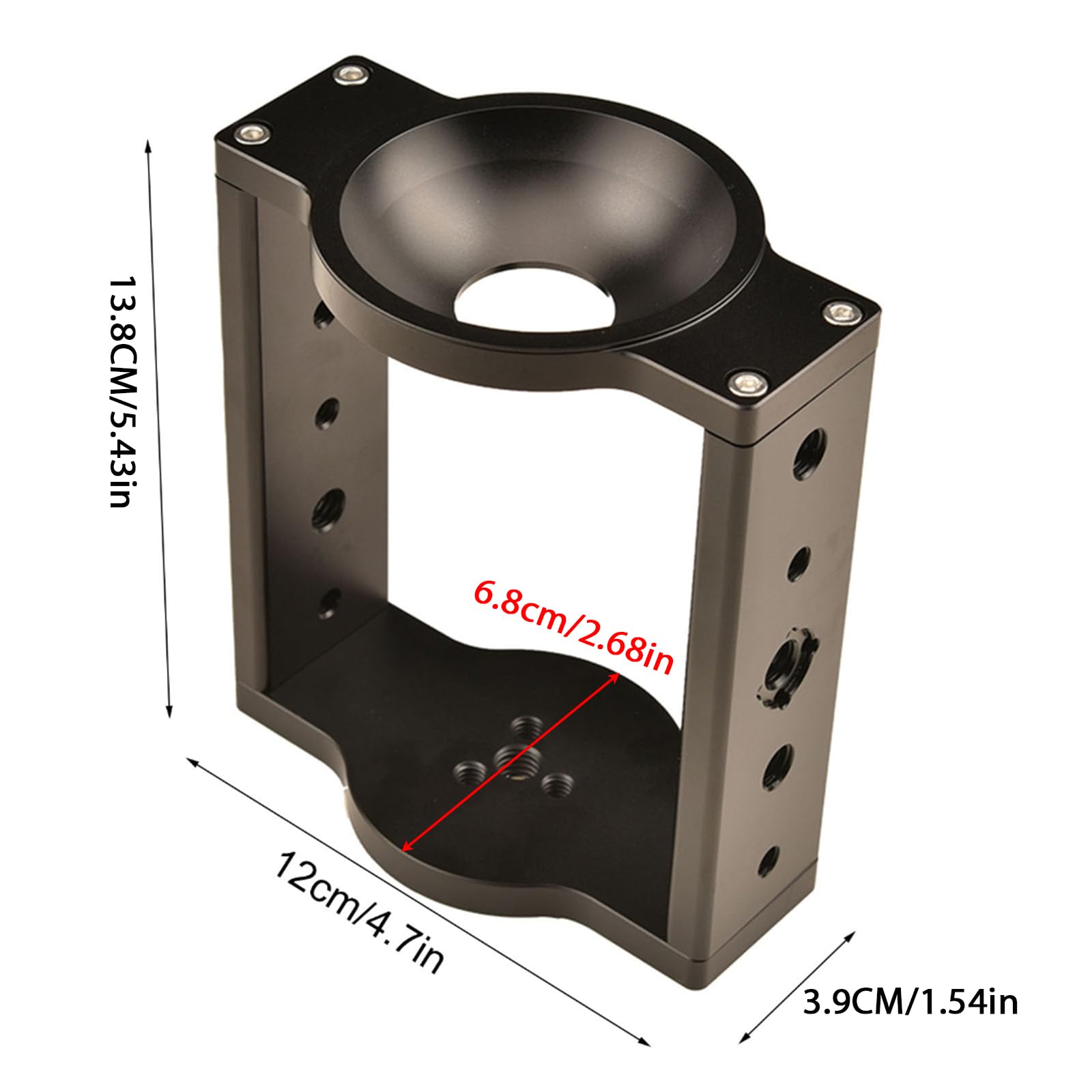 Profesional Bowl cámara fijación 65 mm/75 mm media bola plana a tazón adaptador para trípodes convertidor de cabeza líquida para trípodes de cámara cabeza líquida