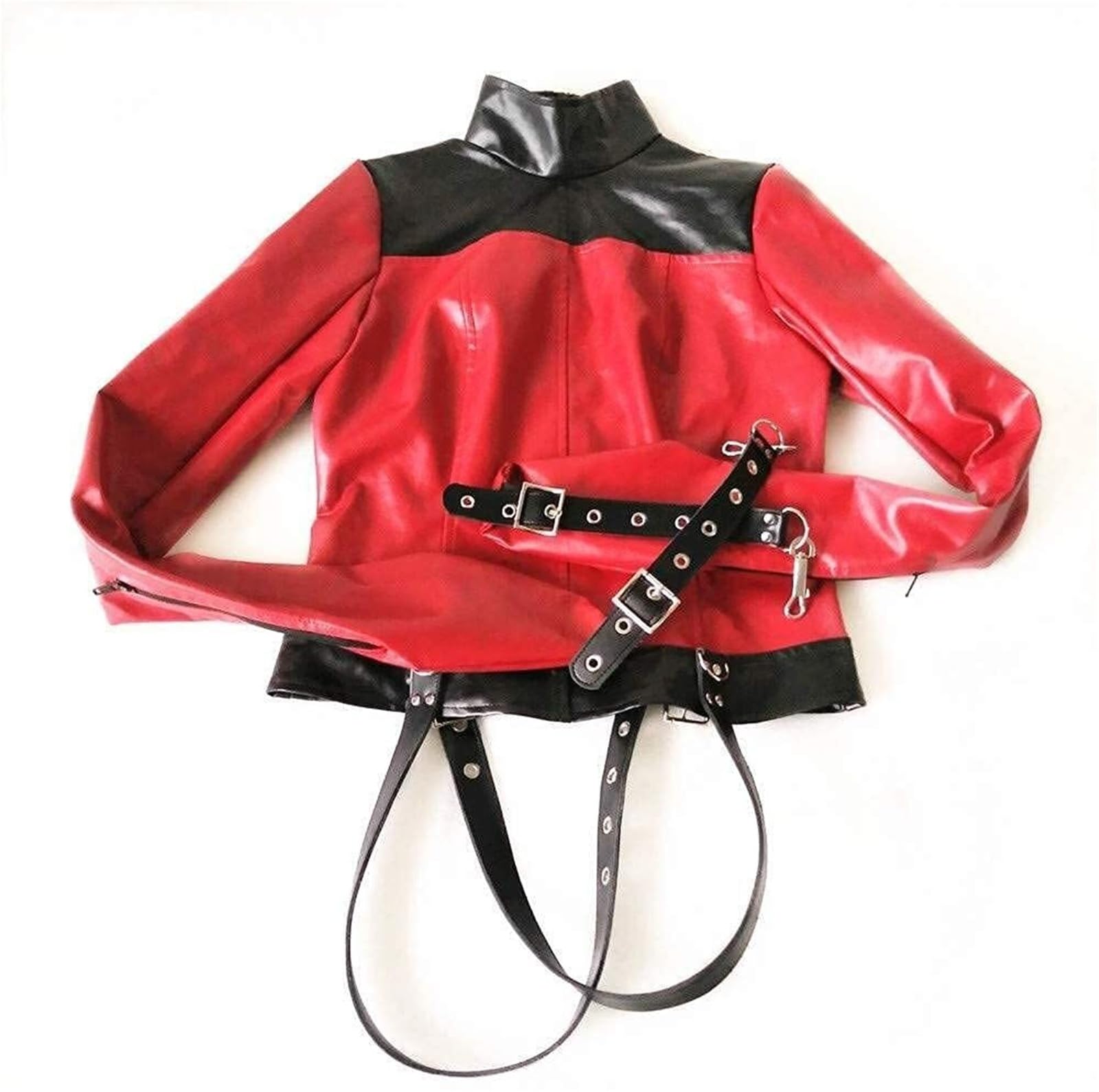 Ceinture De Chasteté En Cuir Avec Capuche Intégrale, Système De Retenue Extrêmement Strict Avec Menottes, Esclaves Masculins Et Féminins, Fétichisme, Jouets Sexuels Érotiques