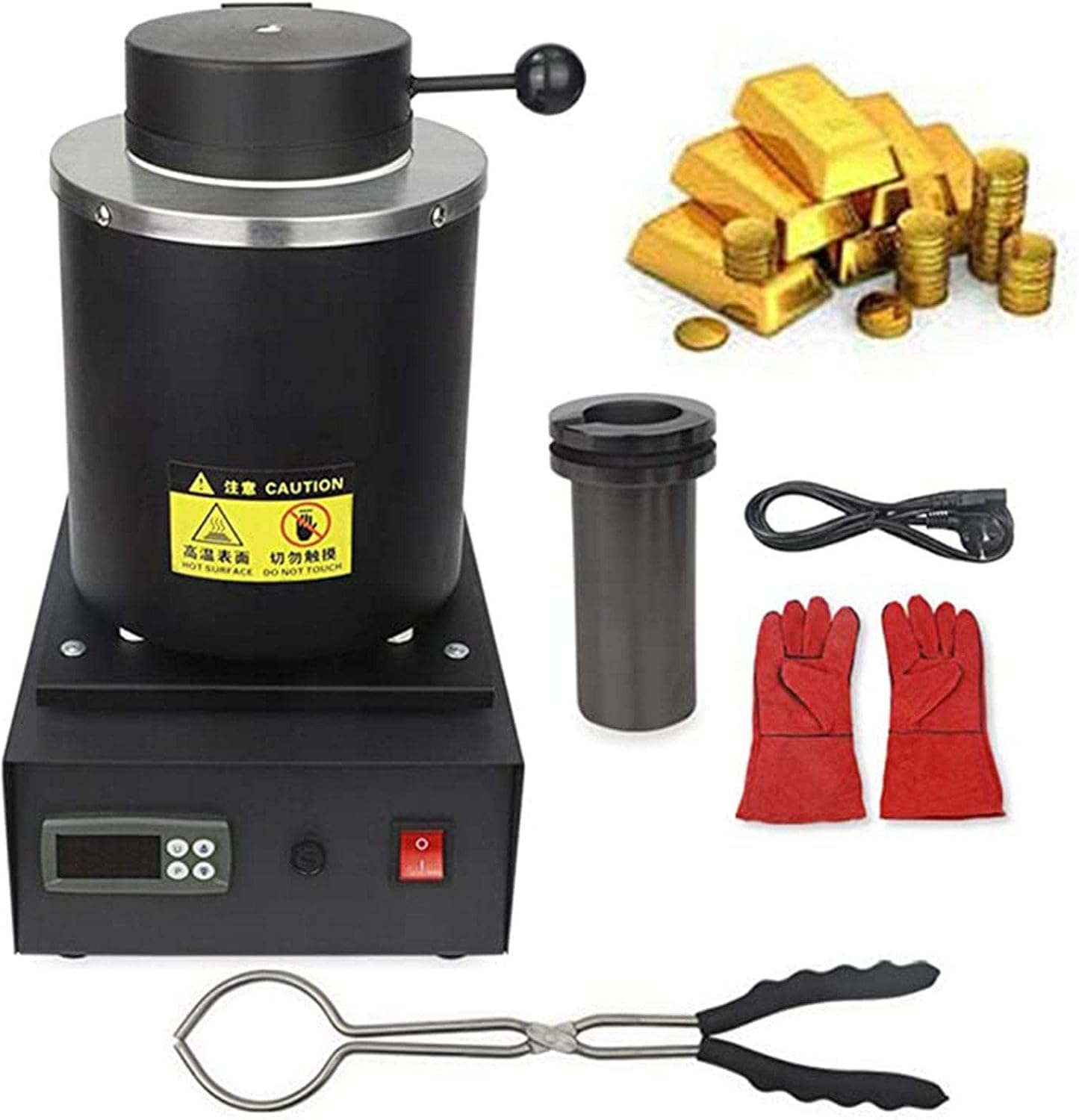 Máquina de fundición digital con kit completo para oro y plata