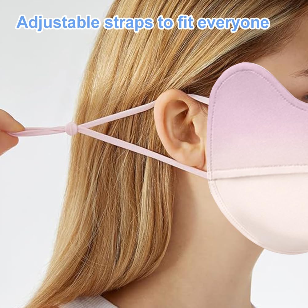 Mascarilla para Protección Solar, Protección UV Máscaras Faciales, Máscara de Protección Solar, Máscara Facial UV, Lavable, Reutilizable, Ejercicio, Transpirable, Protección Solar, Púrpura