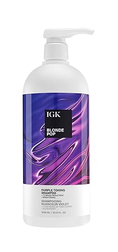 Miniatura 8 de IGK BLONDE POP Purple Toning Shampoo