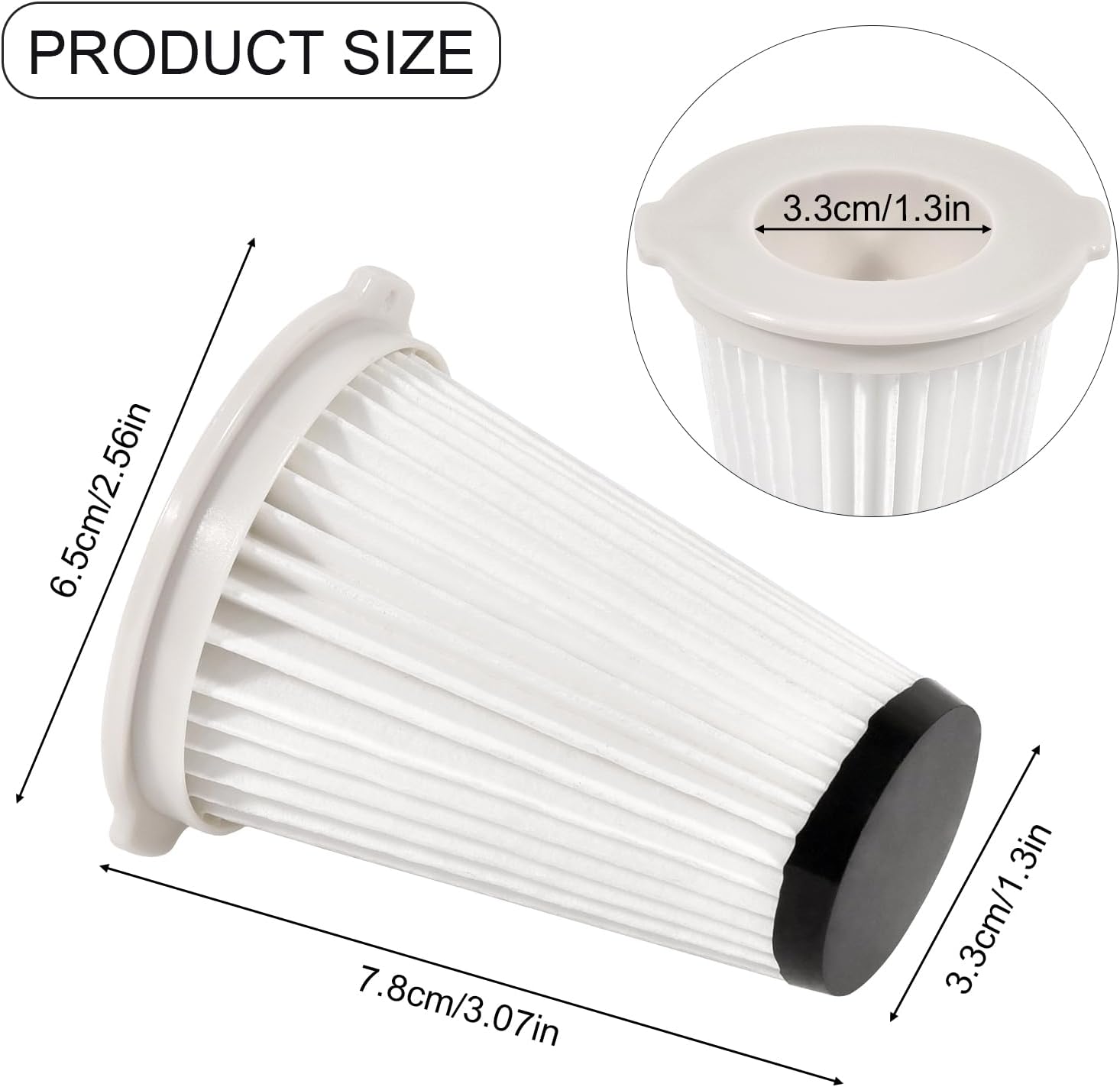 K3000 HEPA Filter Replacement Vacuum Filter Compatible with Kenmore CSV Cordless Stick Vacuum Models 10438, DS4015, DS4020, DS4065, DS4090, DS4095, DS4030, 4Pack