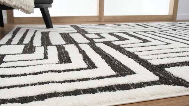 Tapete Abani Nomad Cream & Grey 182x122 cm miniatura 7