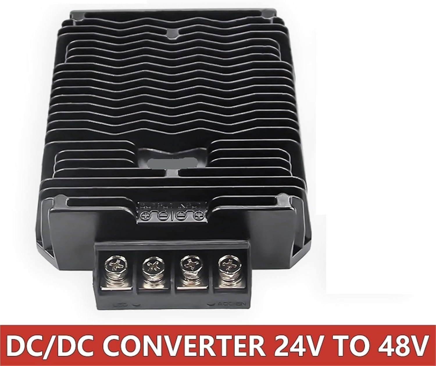 1PCS DC 24V Step Up to 48V Boost Converter 32A 42A 50A DC Voltage Regulator Waterproof Power Converters Module Transformer(42A)