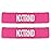 1 Pair Nxtrnd Bicep Bands, Sweat-Absorbent Arm Sweatbands, Football Accessory (Pink)