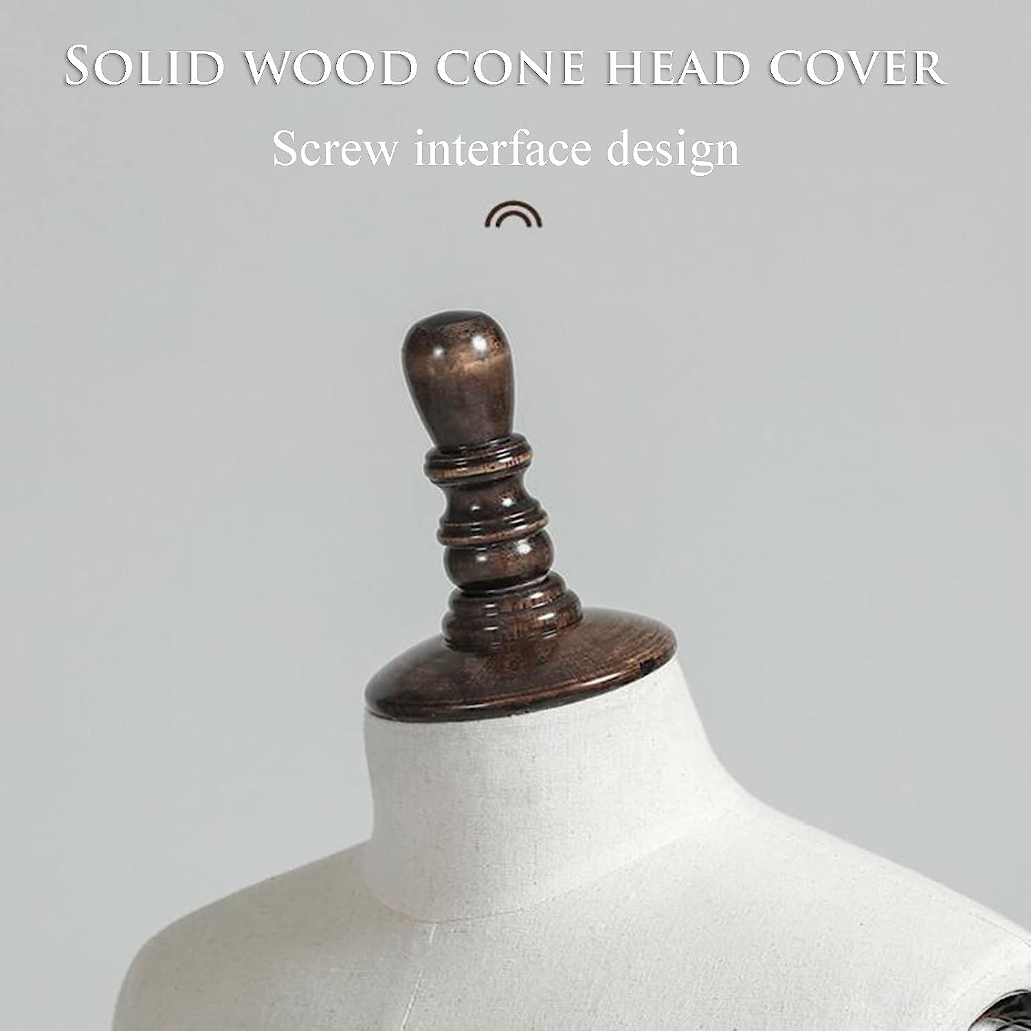 Schaufensterpuppen-Torso, leicht zu bewegen, Kleiderpuppenkörper, höhenverstellbar, Halbkörper-Manikin, Kleidermodelle mit Metallständer