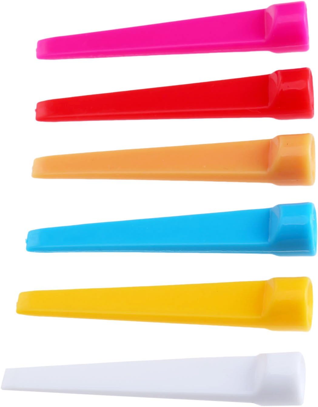 MUXSAMWedge Golf Tees, Plastic 2-3/4 inch 100 Pack, 70mm Long Flat Tee Golf Practice Training Accessories for Men Women Golf Practice Random Color