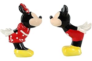 Collections Etc Mickey and Minnie Mouse Spice of Life Salt & Pepper Shakers