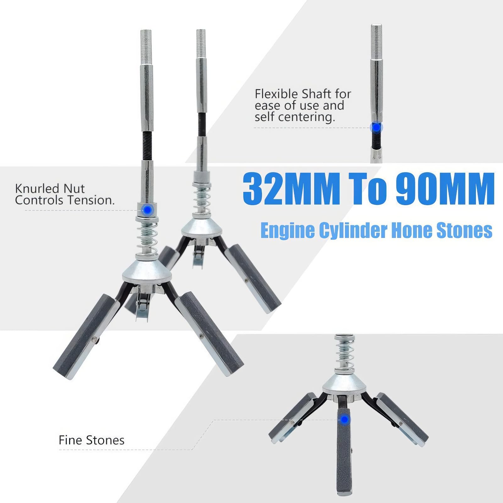 Dégivreur Cylindre Moteur Outil De Meulage Pour Cylindre De Frein HugeAuto - Pierre Abrasive Grain 220 Pour Arbre 32-90mm Simulateur F1