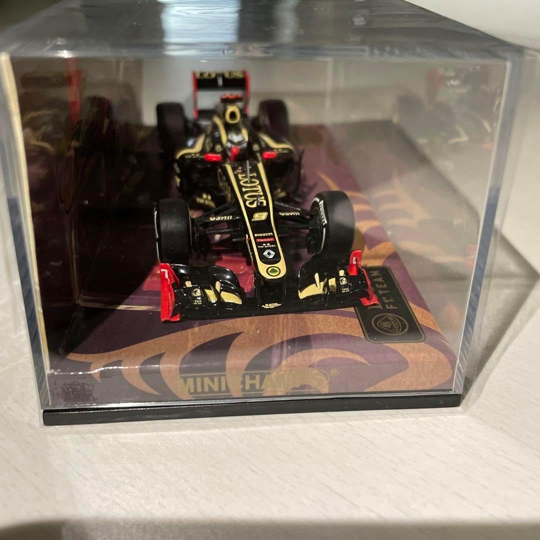 【値下げ!】Lotus F1 ライコネン 2012年 アブダビGP優勝ミニカー アブダビGP優勝記念 Lotus F1 キミライコネン 2012年 アブダビGP