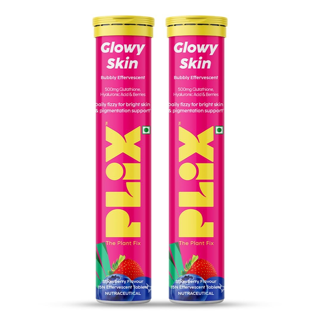 PLIX - THE PLANT FIX Glutathione Tablets With Vitamin C For Clear And Youthful Skin (Pack Of 2, Strawberry) | 15 Collagen Supplements |500mg L-Glutathione, Vitamin E And Hyaluronic Acid (B0943646ZS) Amazon Price History, Amazon Price Tracker