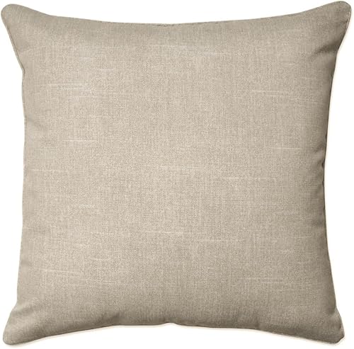 Vista 321 de Pillow Perfect - Cojín cuadrado para asiento de esquina para exteriores o interiores, color cobalto