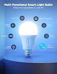 Govee Smart A19 LED Light Bulbs, 1000LM RGBWW Dimmable, Wi-Fi & Bluetooth Color Changing Light Bulbs, Works with Alexa & Google Assistant No Hub Required, 75W Equivalent Smart Bulbs, 2 Pack | Wi-Fi & Bluetooth Color Changing Light Bulbs, Works with M