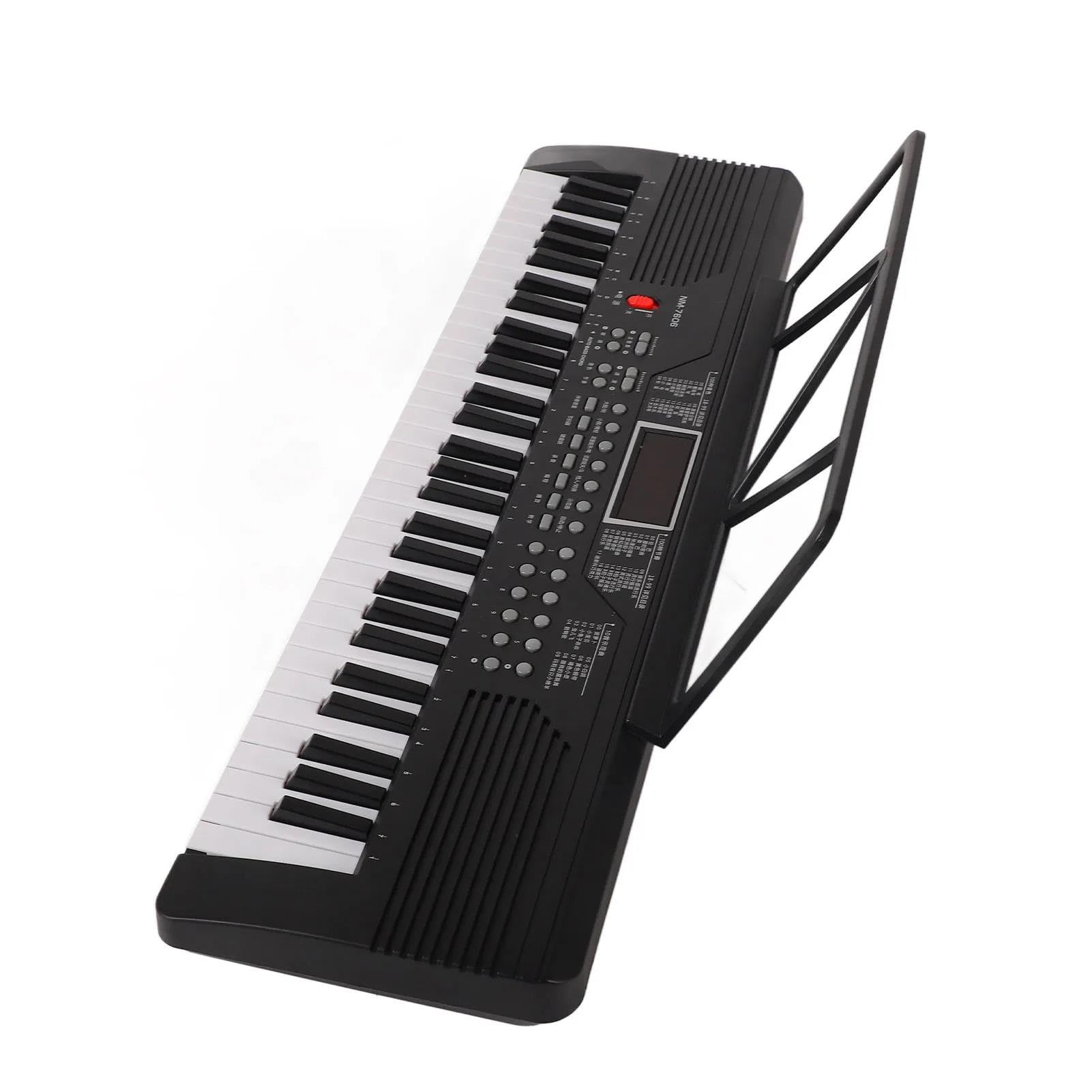 Pianino Elektroniczne Pianino Elektryczne Z 61 Klawiszami Redukcja Szumów Czysty Dźwięk Profesjonalny Instrument