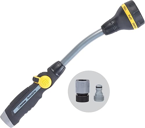 Melnor 65172AMZ Relax Grip 8 Patrones Varita de 15" con adaptador
