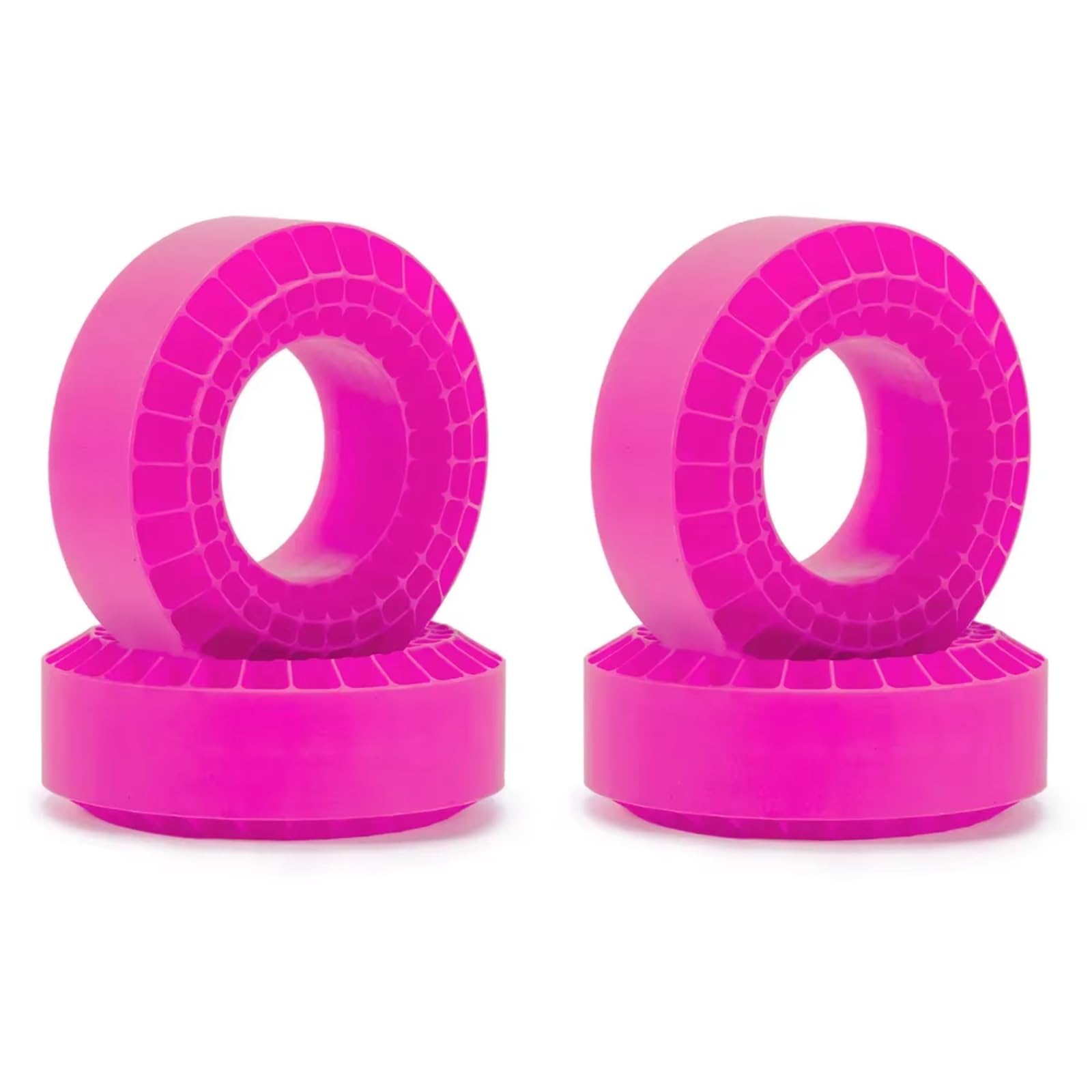 RC Upgrade Accessories for TRX4 for SCX10 for Capra CMX VS4-10 1/10 RC Car Crawler Tire Silica Gel Insert Foam 108x42mm Fits 1.9 Inch Tires Remote Control Car Repair Parts(Purple,4pcs)