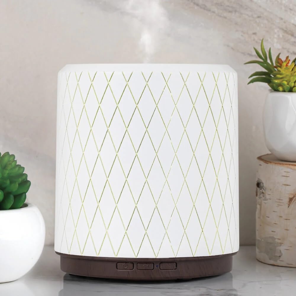SpaRoom Athena Bluetooth Aromatherapy Ultrasonic Misting Essential Oil Diffuser for Large Rooms