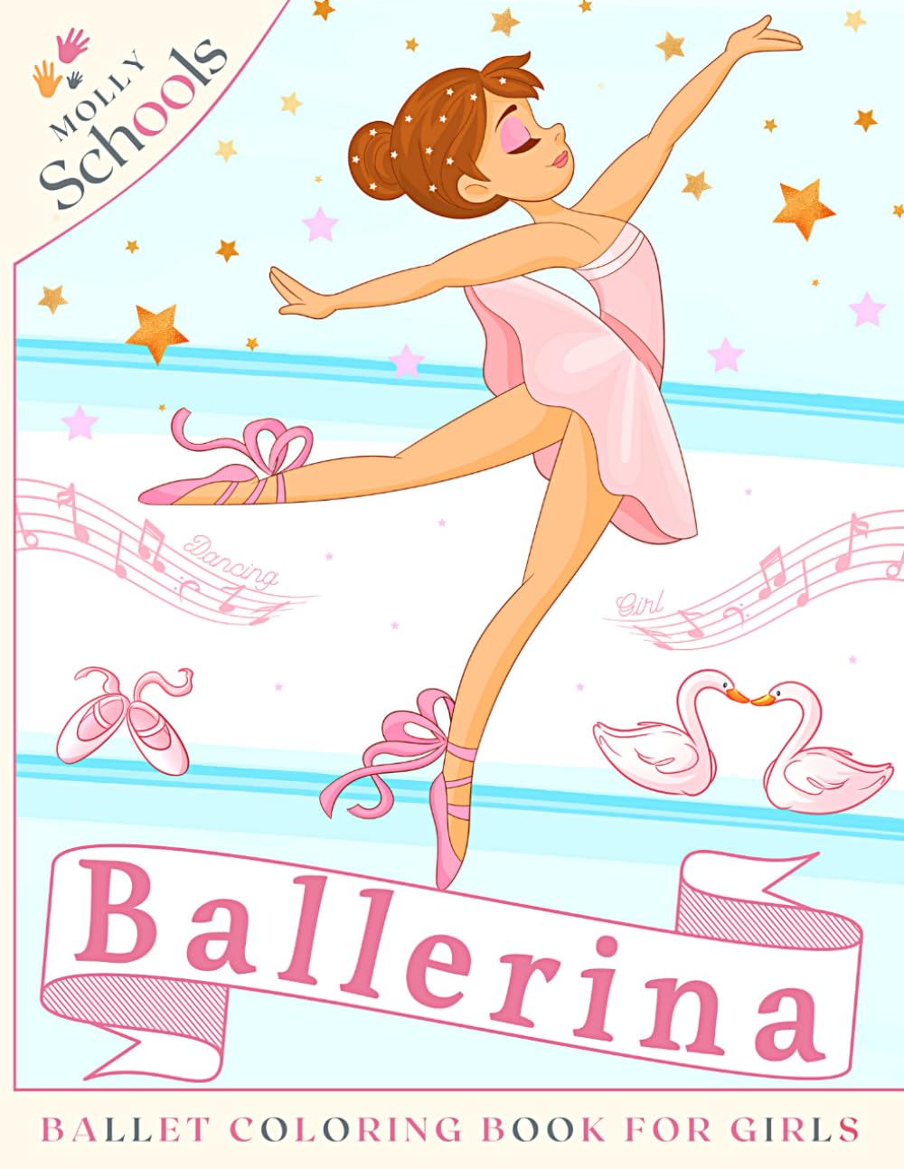 Ballerina Coloring Book: Ballet Coloring Book for Girls who Love ...