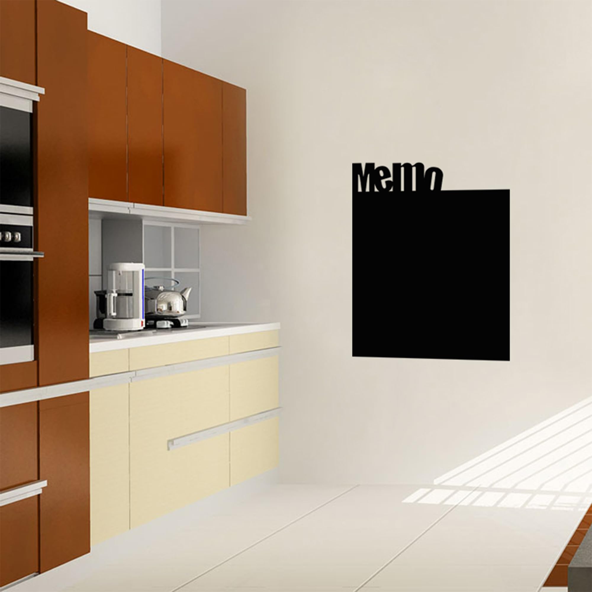 Adesivo Lavagna A Forma Di Cuore – 30x55 Cm, Scrivibile E Cancellabile Con Gesso, Per Cucina, Ufficio E Cameretta (Nero)