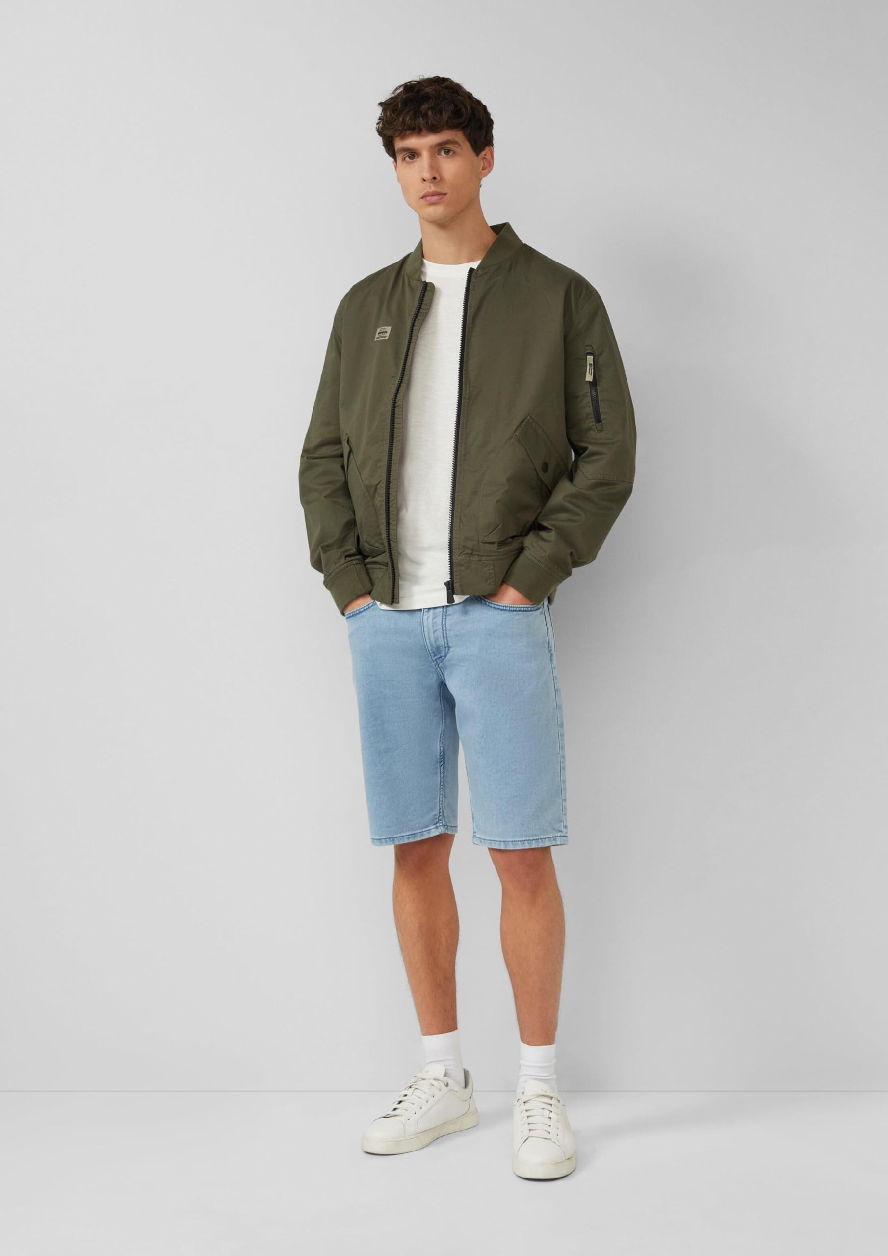 s.Oliver Jeans-Shorts/Mid Rise/Sweat-Denim