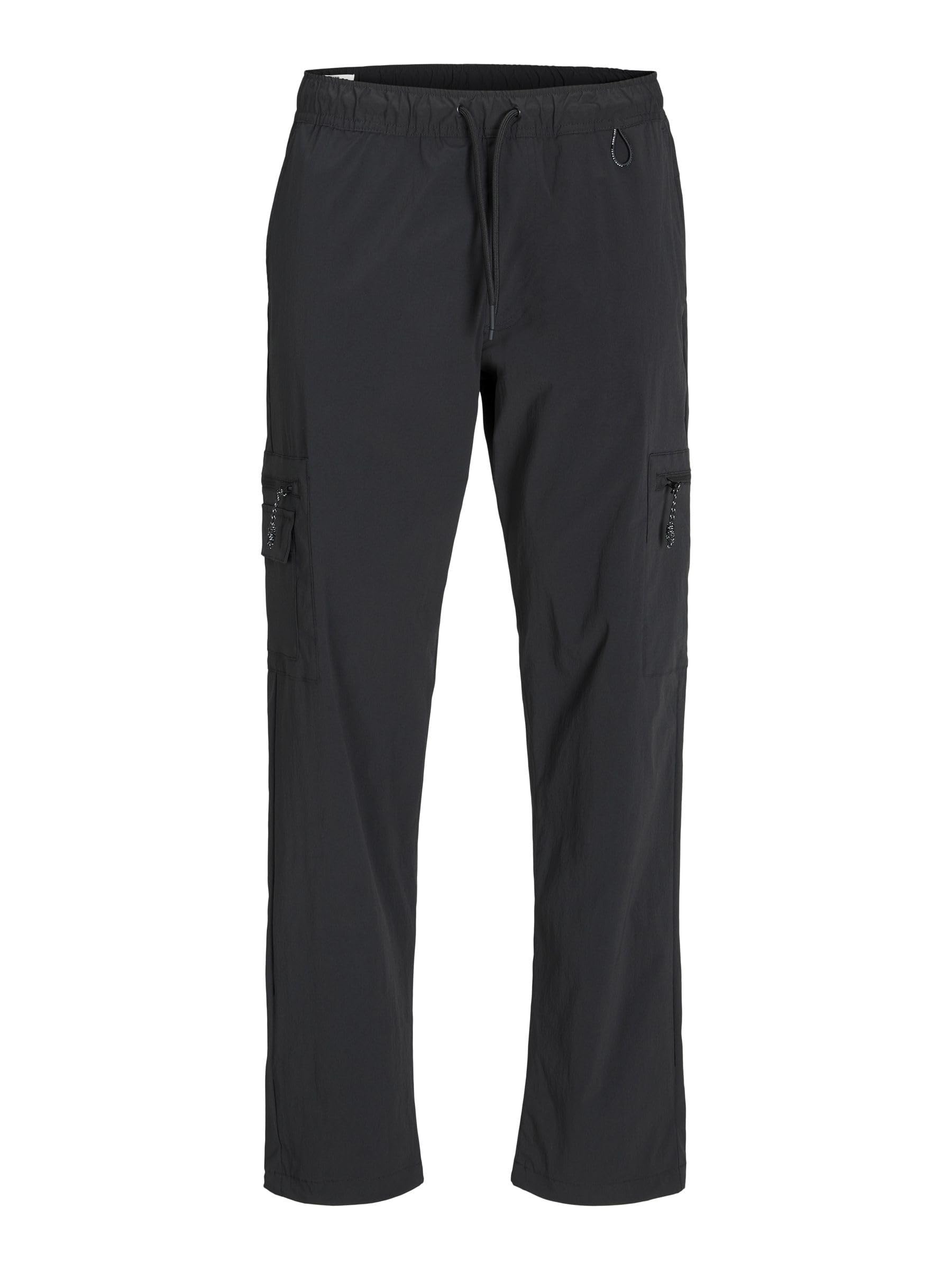 JACK & JONES Male Relaxed Fit Cargo Trousers, Black, S