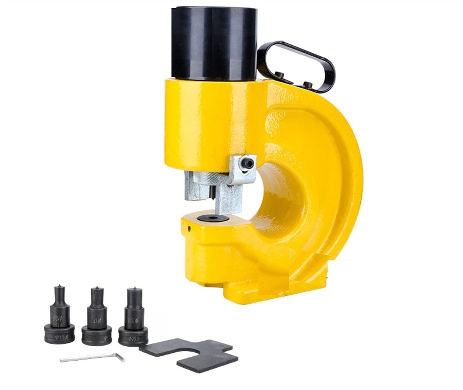 Hydraulic Crimping Tool Hydraulic Hole Punching Tool 35T Digger Force Puncher Smooth for Iron Plate Copper Bar Aluminum Stainless Steel
