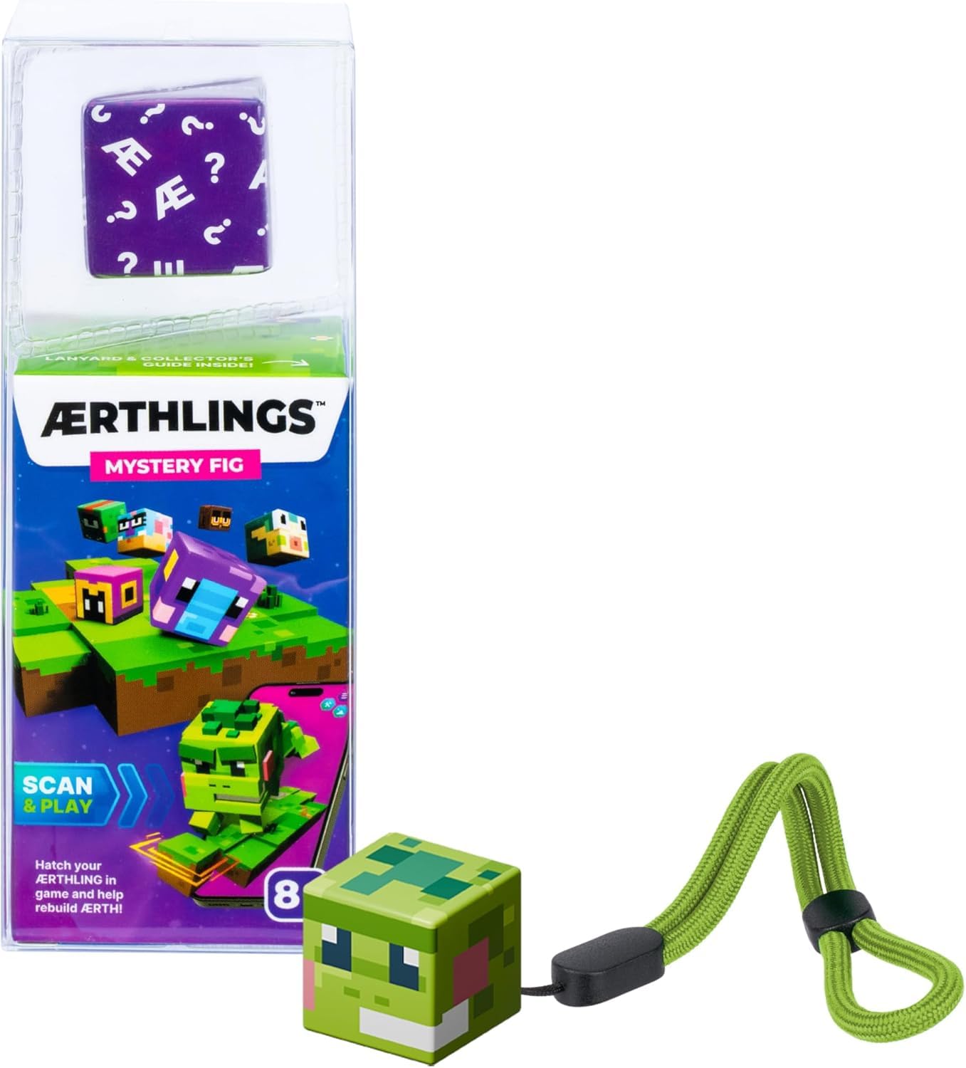ÆRTHLINGS Scan Your Mystery fig to Hatch a Character in The Free to Play ÆRTHLINGS Game. Trade figs, Evolve Lineages, Unlock MUTÆTIONS & reshape Gameplay Through Real-World Strategy. Styles May Vary.