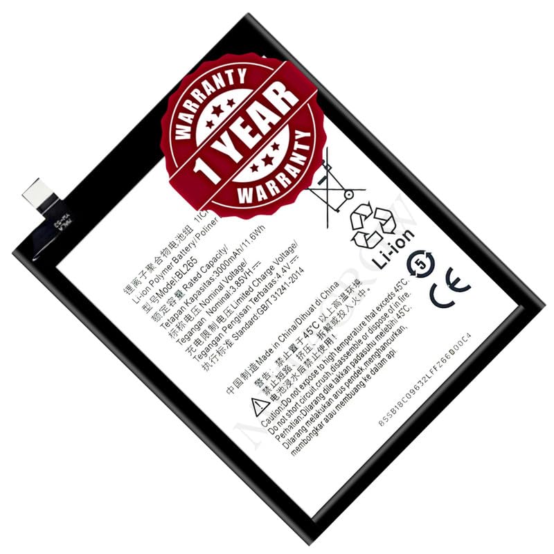 Image of Original BL265 Battery Compatible with Motorola Moto M (XT1662, XT1663) - (3000mAh) - 1 Year Warranty CD4