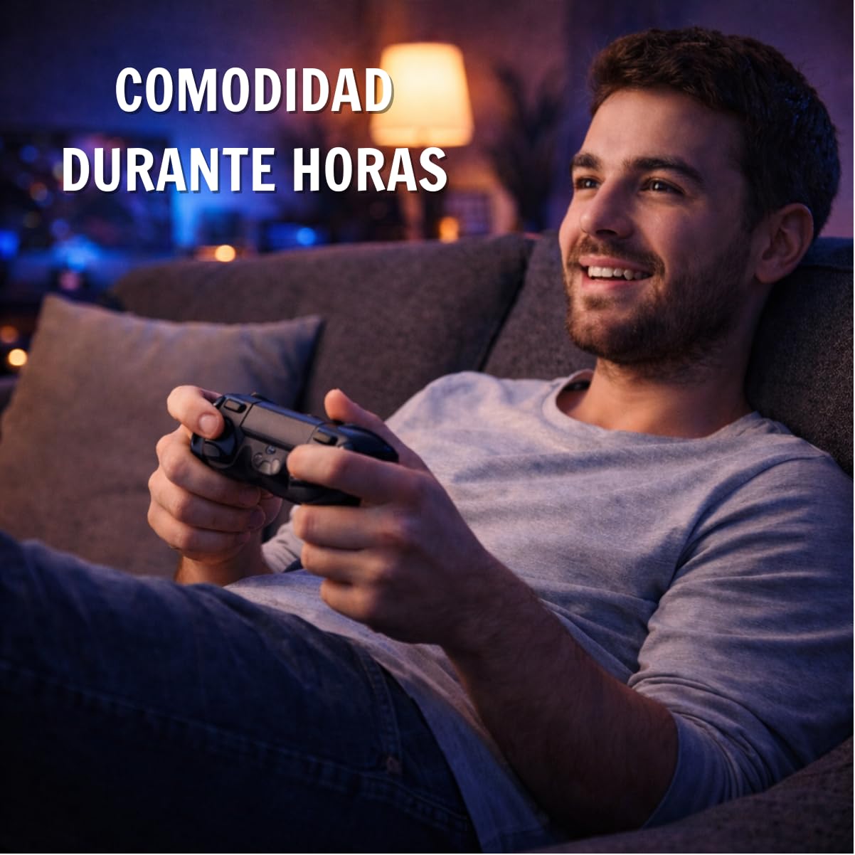 Tapas de Joystick compatibles con Mando PS4 - PS5, Thumb Grips para Mando Play 4, Accesorios PS5, Funda de Joystick Compatible con mandos PS 4 PS 5 Xbox y Switch 2 (Fútbol 2)