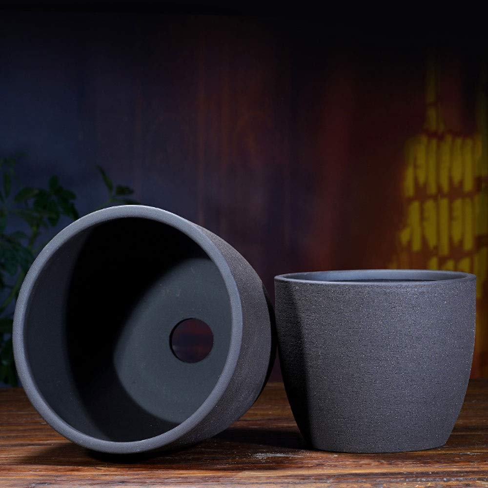 Fioletowy piasek Doniczka Bardzo duża europejska stylowa kamionkowa doniczka do Bonsai Kryty kwiat Doniczkowa ceramiczna doniczka Ceramiczna Prosta chłonna Oddychająca balkon Domowa doniczka na