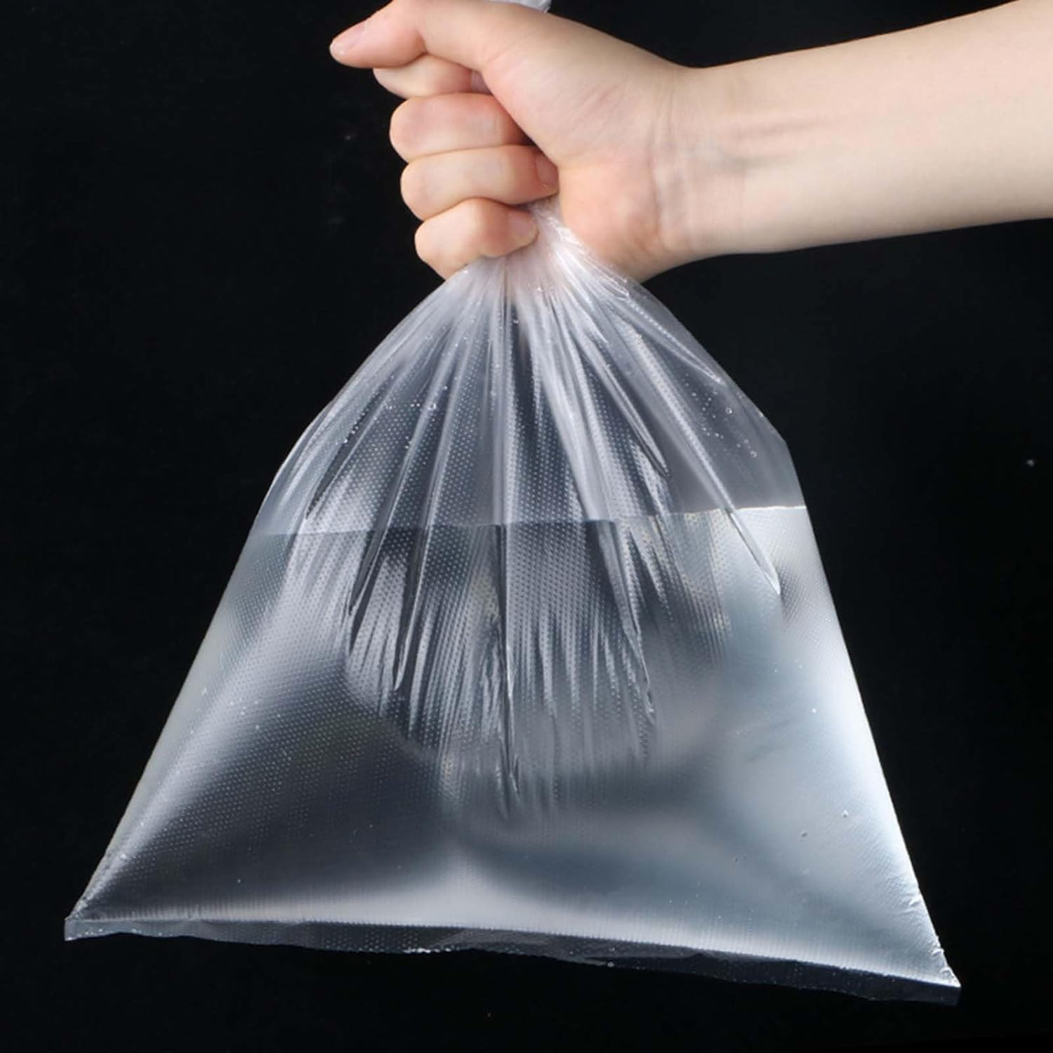 350 Bags/Roll - 30x50cm(12x20in) Clear Plastic Bags for Groceries, Transparent Produce Bag for Fruits Vegetable Kitchen Food Storage, Small Reusable Poly Packing Bags - Image 5
