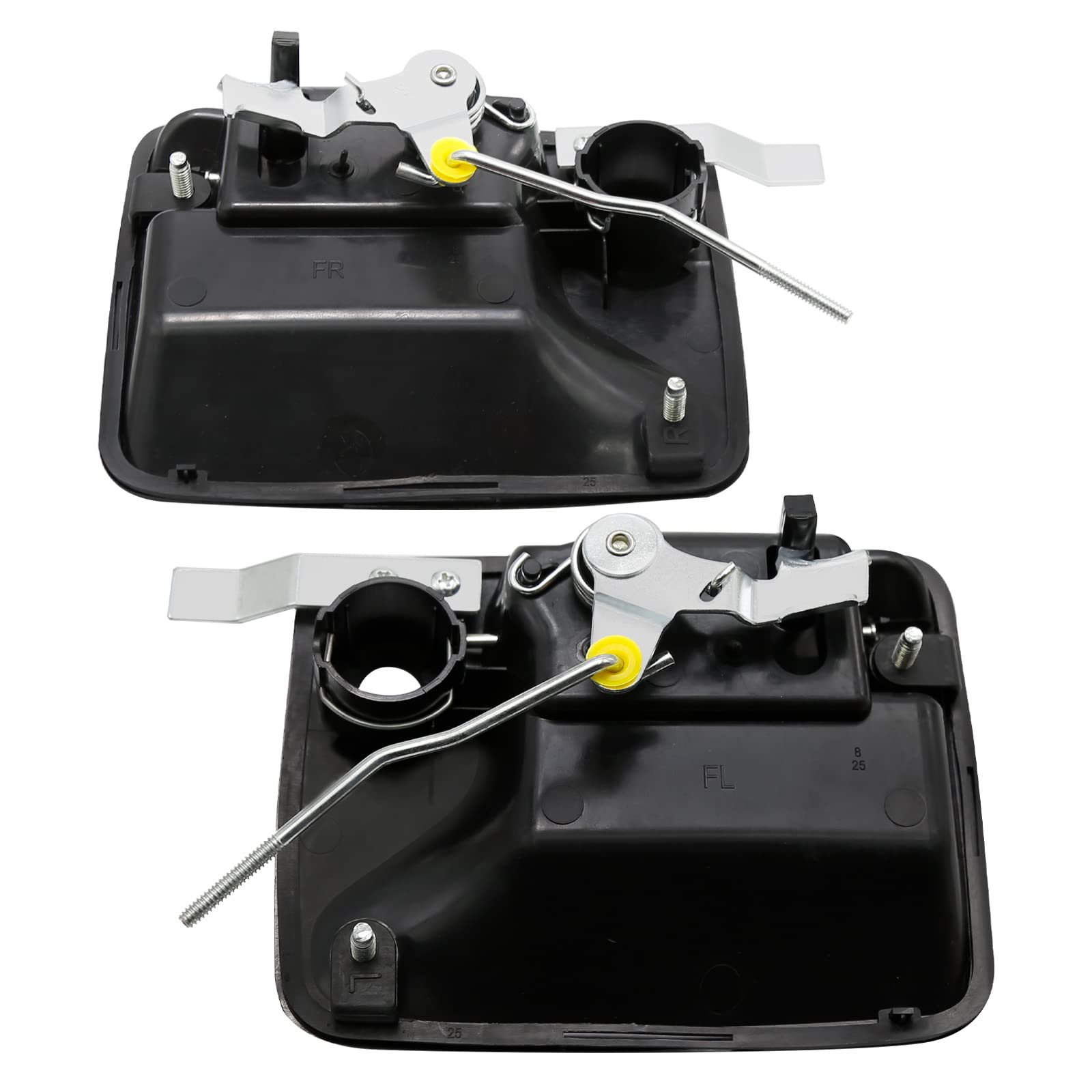 LUJUNTEC Poignée de porte extérieure, côté conducteur arrière, en plastique noir, 1 pièce, compatible avec Ford Excursion 2000-2005 et Ford Super Duty LUJUNTEC Poignée de porte extérieure, côté conducteur arrière, en plastique noir, 1 pièce, compatible avec Ford Excursion 2000-2005 et Ford Super Duty