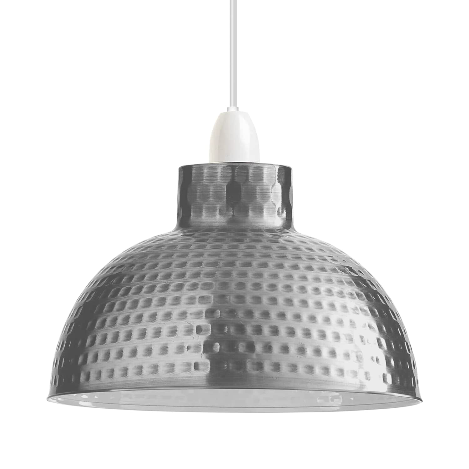 LEDSone Metal Industrial-Lamp Shade Ceiling Light Shade 26cm Easy Fit Dome Lampshades for Ceiling Light Fitting Bedroom, Kitchen, Living Room,Restaurant โ image 1