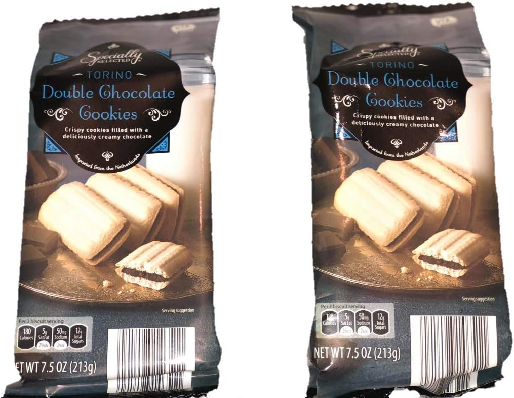 2 Packs Specially Selected Torino Double Chocolate Cookies