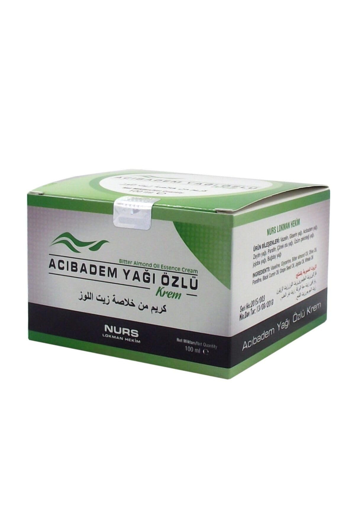 Nurs Acı Badem Yağı Özlü Krem 100 Ml