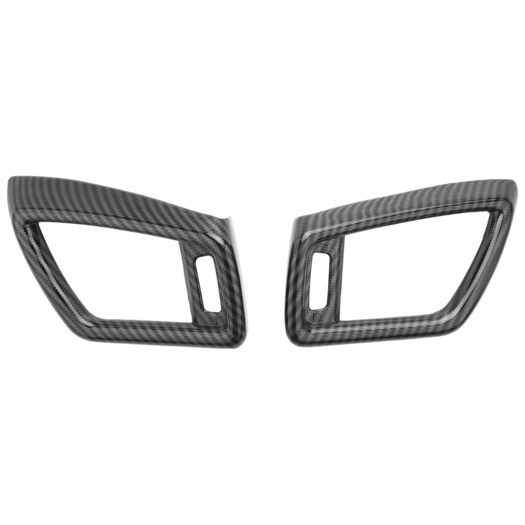 Für Für X-Trail T32 Für Rogue Für Qashqai J11 2014-2020 5 Teile/Satz Auto Front Konsole Klimaanlage Vent Outlet Abdeckung Innenausstattung(Carbon Fiber Pattern)