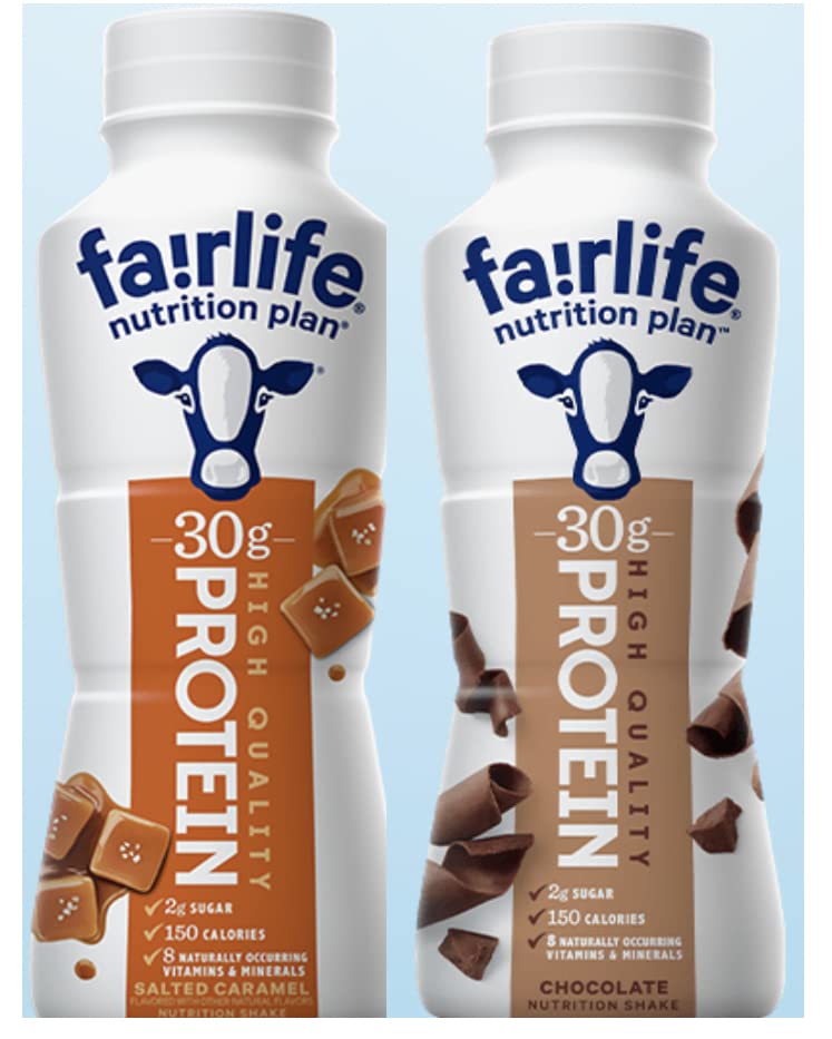 CNJ Combo Fairlife - Bebidas proteicas de chocolate 3 batido de proteínas Fairlife Caramel 3 Total de 6 batidos