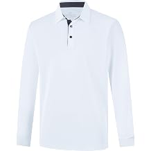 Mens Golf Shirt Short Sleeve Moisture Wicking Dry Fit Performance Solid Casual Pique Collared Golf Polo Shirts for Men