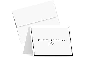 Minimalist 2024 Happy Holidays Greeting Cards for Christmas, New Year, and More