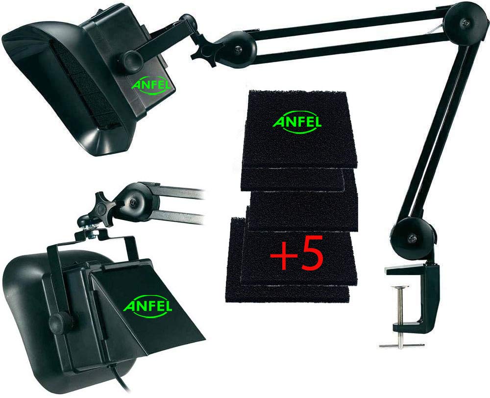 Ventola Aspiratore Fumi Per Saldatura USB Portatile ESD | 44 CFM, 3500 Giri/min | Include Tubo Flessibile Da 1m, 3m O 6m | Per Officina, Laboratorio E Hobbistica