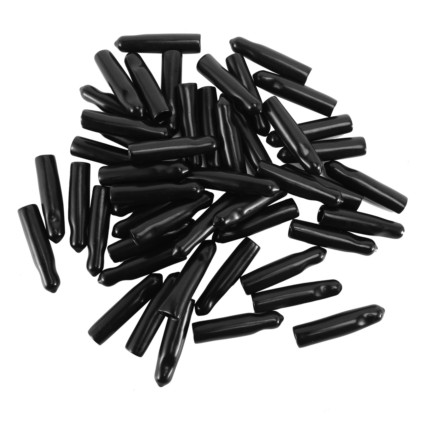 CTRLZS Black Rubber Pourer Cap Liquor Bottle Pourer Cover Dispenser Spout Dust Covers (48)