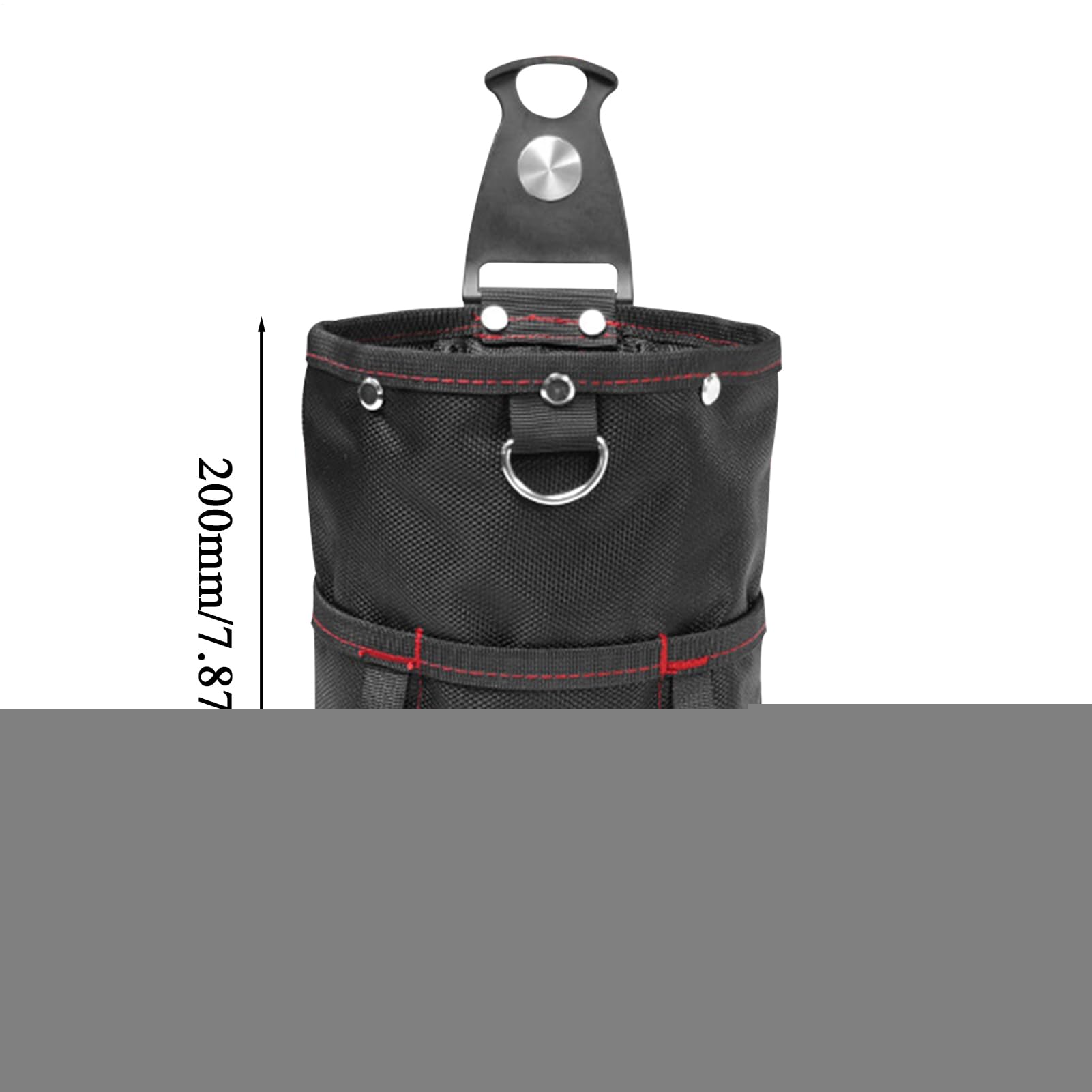 Sac banane à outils - Solution de rangement généreuse, poches à outils avec plusieurs poches, petit sac à outils en tissu Oxford avec clip de ceinture | Petit sac de rangement pour à mesurer
