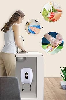 Amazon | 瞬間湯沸かし器 タンクレス給湯器 電気ゆわかし器 LCD