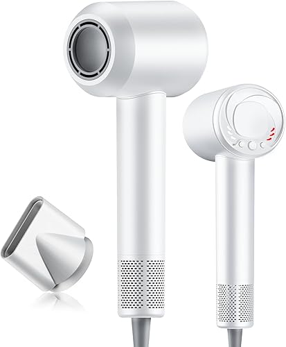 Miniatura 1 de Secador de pelo, secador de pelo de alta velocidad de 140, 000 RPM para secado rápido, secador de pelo iónico negativo para mujeres, secador de pelo