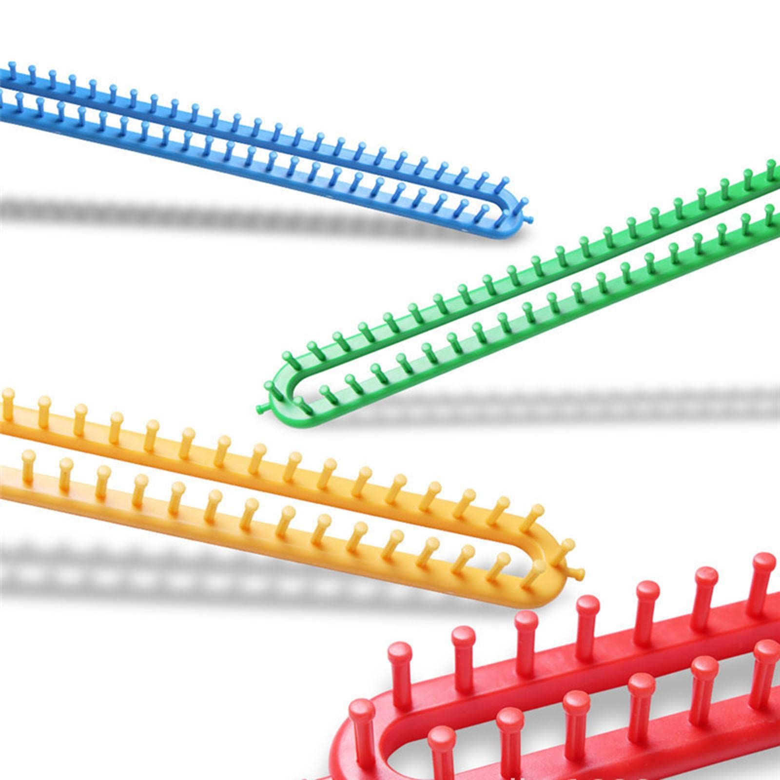 Set di Telai per Maglieria Colorati, con Utensili per Uncinetto E Cucito Fai da Te, Maglione, Sciarpa, ECC.