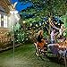 Yescom 2 Packs 10 Ft String Light Pole with Side Hooks for Hanging String Lights Metal Pole Aluminum Patio Backyard Party Christmas Decoration