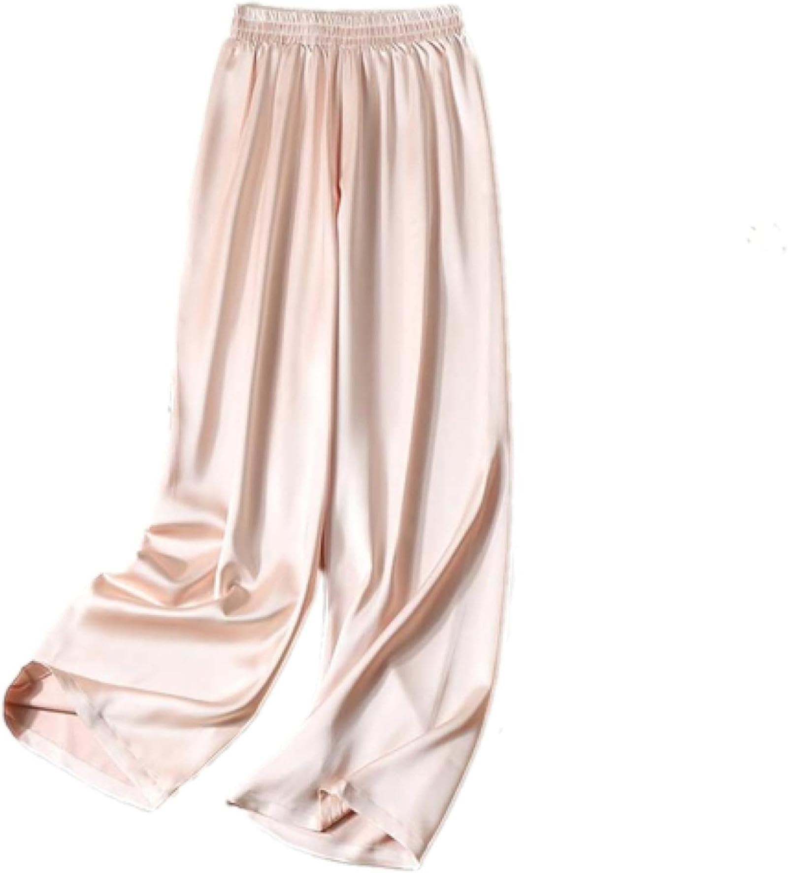 Womens Wide Spring Summer Hanging Leg Lightweight Casual Pants