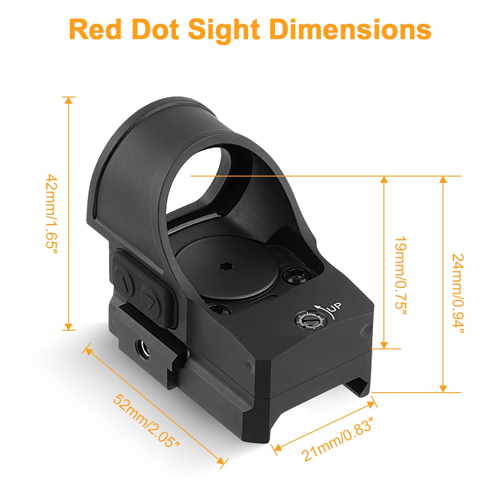 Amazon.co.jp: FOCUHUNTER レッドドットサイト RMRフットプリント 21mm